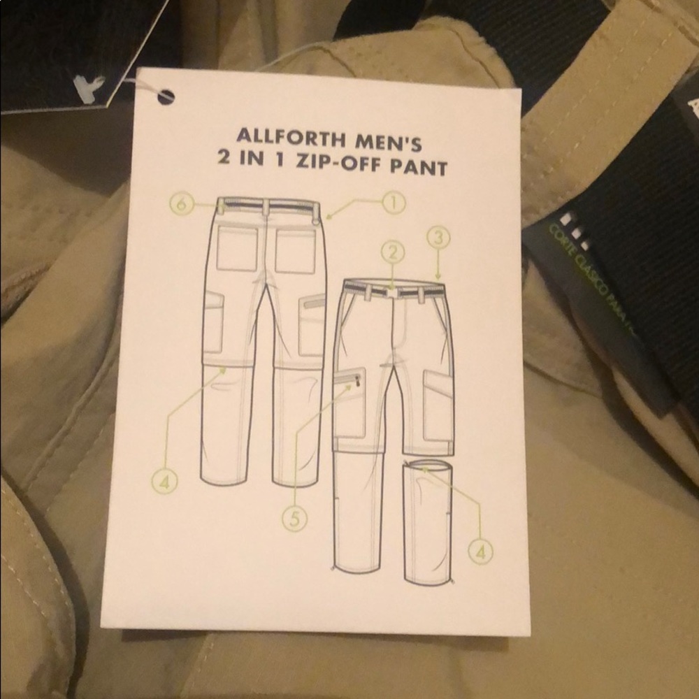 Allforth Men's 2 In 1 Zip-Off Convertible … - Picture 8 of 12